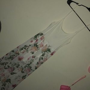 White flower dress